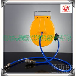 洗车设备优势水气电鼓组合鼓与卷管器 汽车美容店的理想选择